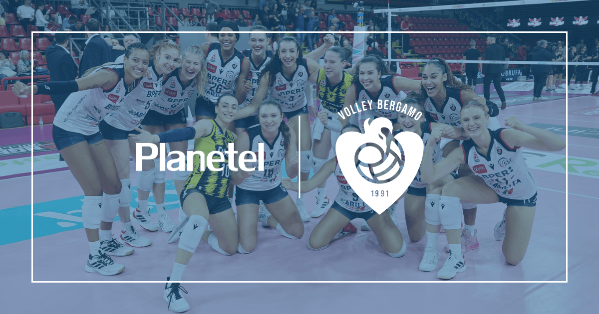 Planetel e Volley Bergamo 1991 partner anche per la stagione 2024/2025