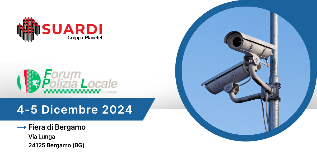 Planetel con la controllata Suardi Srl al Forum della Polizia Locale alla Fiera di Bergamo