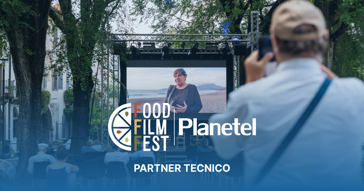 Planetel porta la sua connessione al Food Film Fest 2025