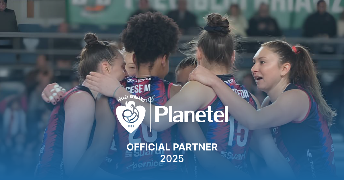 Planetel insieme a Volley Bergamo 1991 anche per il 2025/2026: terzo anno di partnership