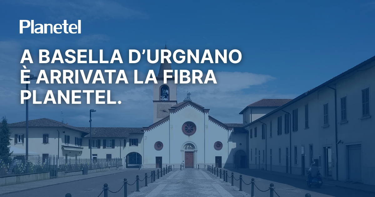 Fibra ottica Basella: completato il cablaggio FTTH nella frazione di Urgnano