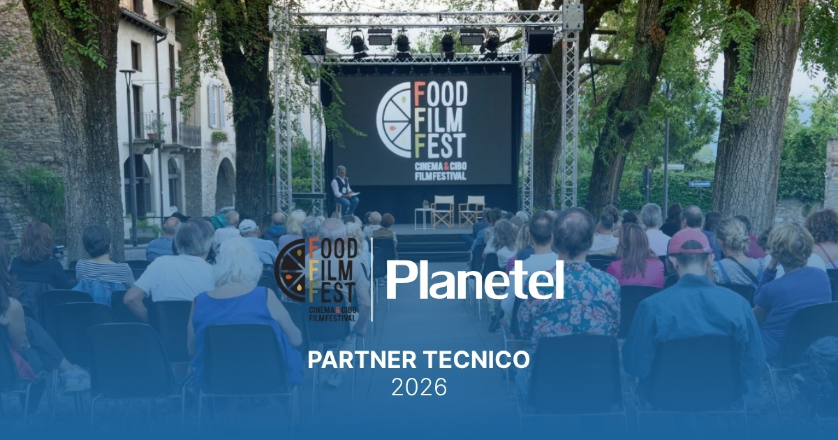 Planetel al Food Film Fest 2026: il nostro Wi-Fi per Piazza Mascheroni