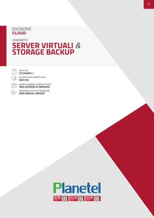 Server Virtuali e Storage Backup