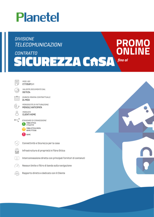 Planetel Sicurezza Casa Promo