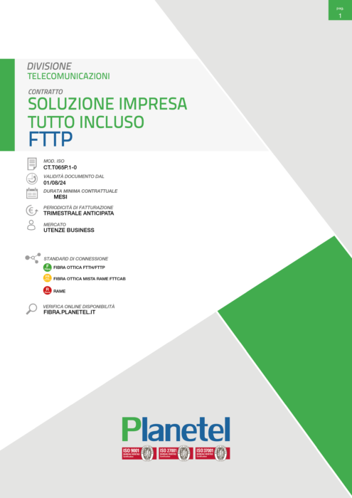 Soluzione Impresa Tutto Incluso FTTP